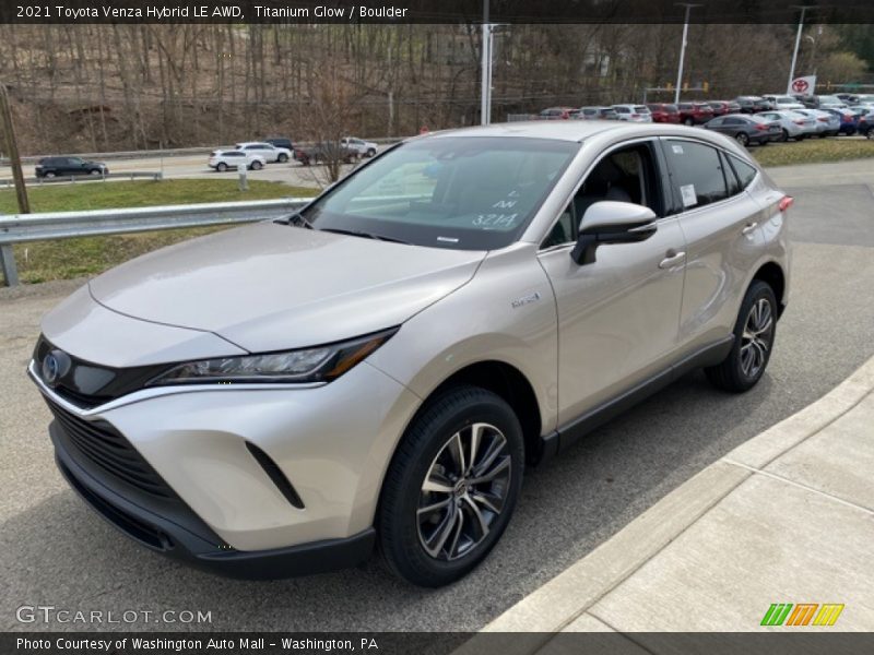 Titanium Glow / Boulder 2021 Toyota Venza Hybrid LE AWD