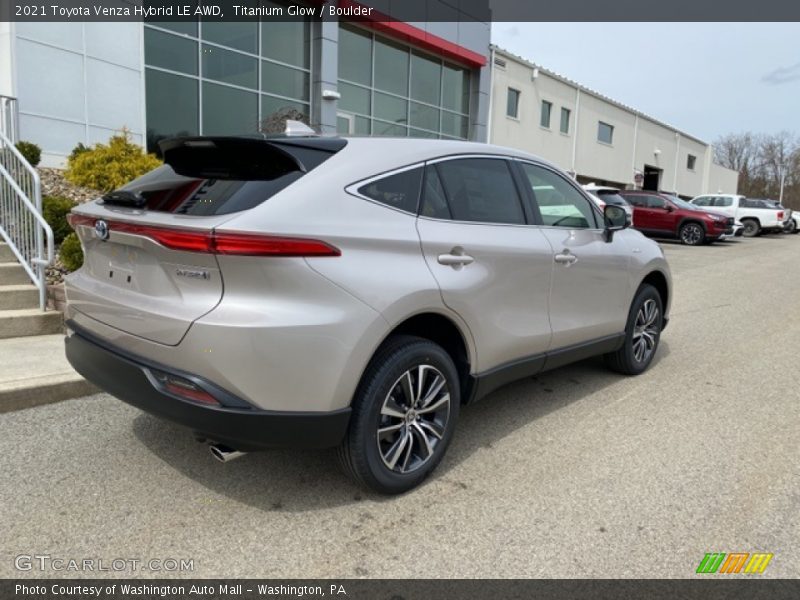 Titanium Glow / Boulder 2021 Toyota Venza Hybrid LE AWD