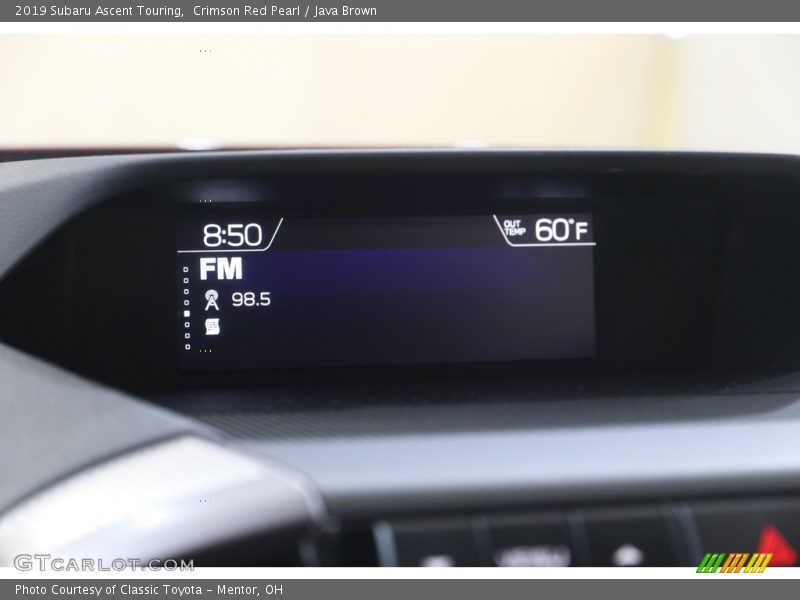 Crimson Red Pearl / Java Brown 2019 Subaru Ascent Touring
