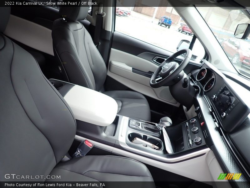 Front Seat of 2022 Carnival LX
