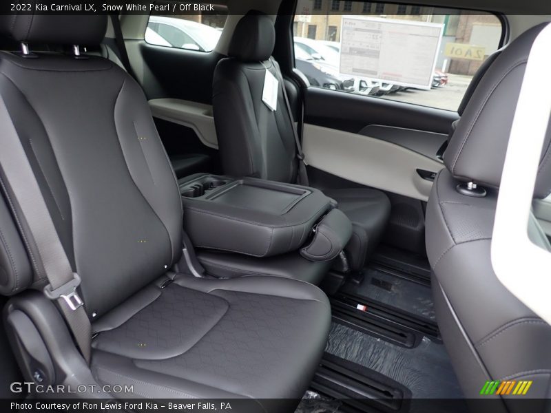 Rear Seat of 2022 Carnival LX