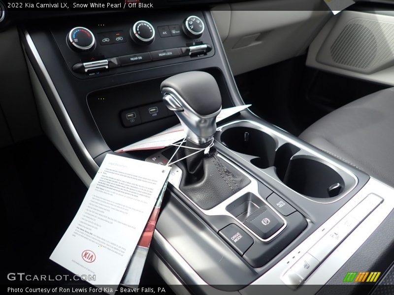  2022 Carnival LX 8 Speed Automatic Shifter