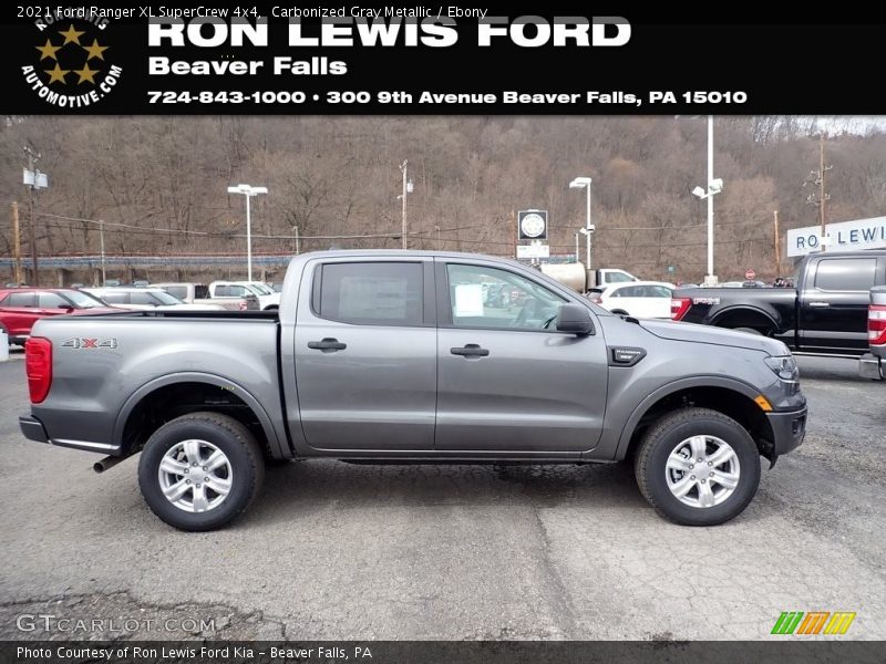 Carbonized Gray Metallic / Ebony 2021 Ford Ranger XL SuperCrew 4x4
