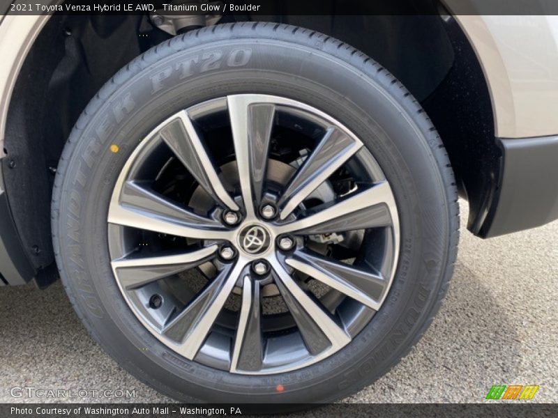 Titanium Glow / Boulder 2021 Toyota Venza Hybrid LE AWD