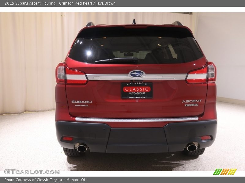 Crimson Red Pearl / Java Brown 2019 Subaru Ascent Touring
