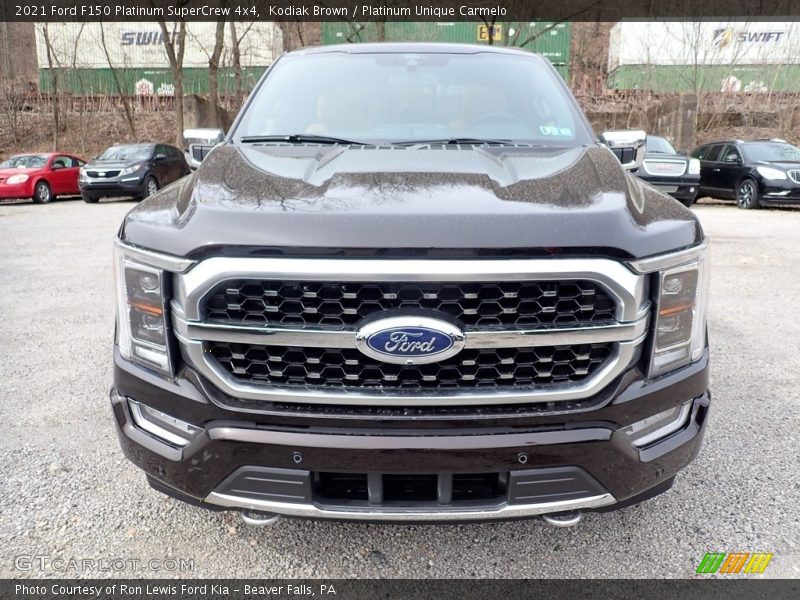 Kodiak Brown / Platinum Unique Carmelo 2021 Ford F150 Platinum SuperCrew 4x4