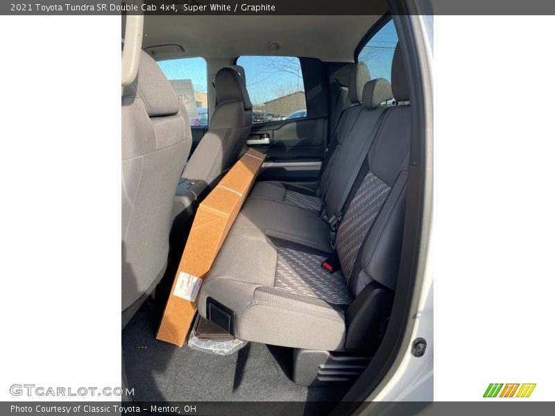 Super White / Graphite 2021 Toyota Tundra SR Double Cab 4x4