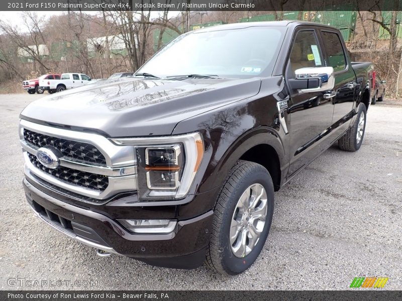 Kodiak Brown / Platinum Unique Carmelo 2021 Ford F150 Platinum SuperCrew 4x4