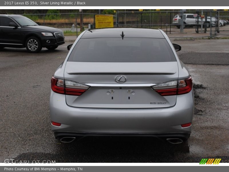 Silver Lining Metallic / Black 2017 Lexus ES 350