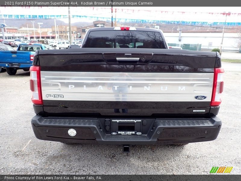 Kodiak Brown / Platinum Unique Carmelo 2021 Ford F150 Platinum SuperCrew 4x4