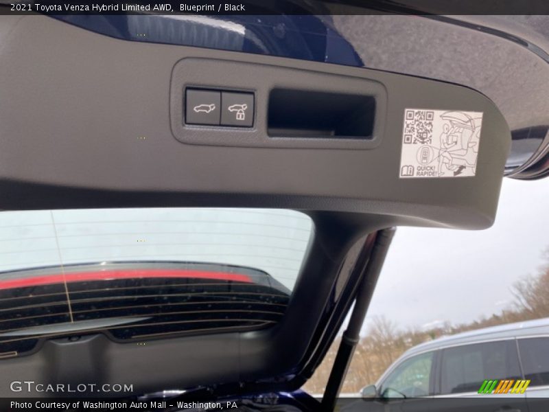 Blueprint / Black 2021 Toyota Venza Hybrid Limited AWD