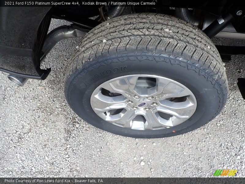 Kodiak Brown / Platinum Unique Carmelo 2021 Ford F150 Platinum SuperCrew 4x4