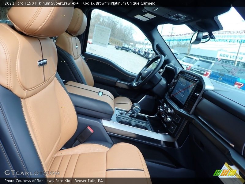 Kodiak Brown / Platinum Unique Carmelo 2021 Ford F150 Platinum SuperCrew 4x4