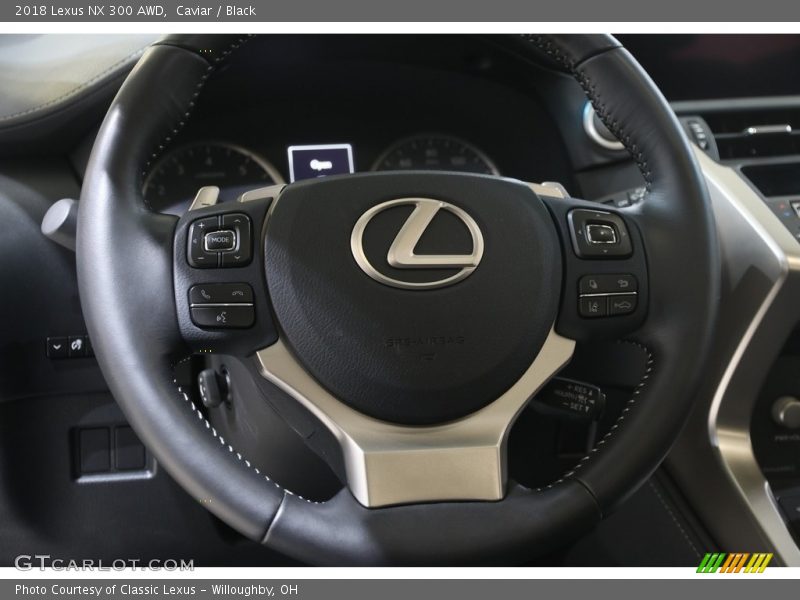 Caviar / Black 2018 Lexus NX 300 AWD