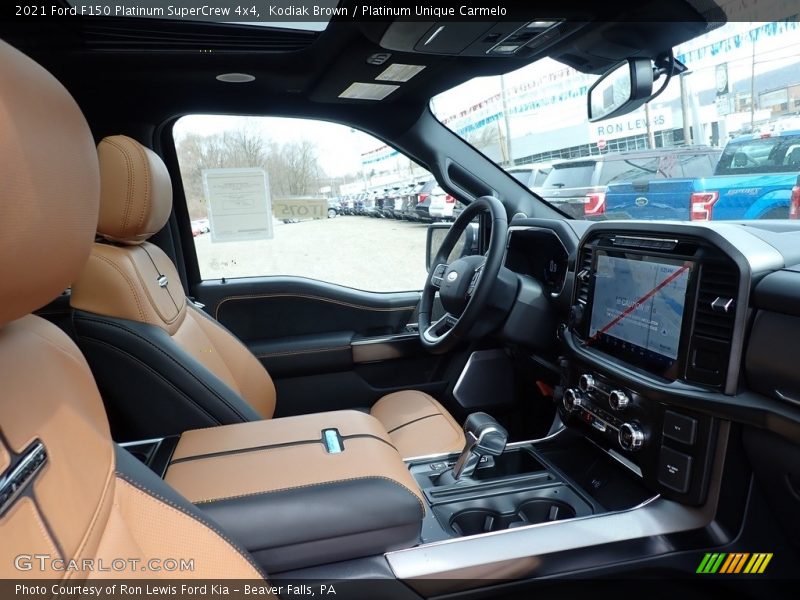 Kodiak Brown / Platinum Unique Carmelo 2021 Ford F150 Platinum SuperCrew 4x4