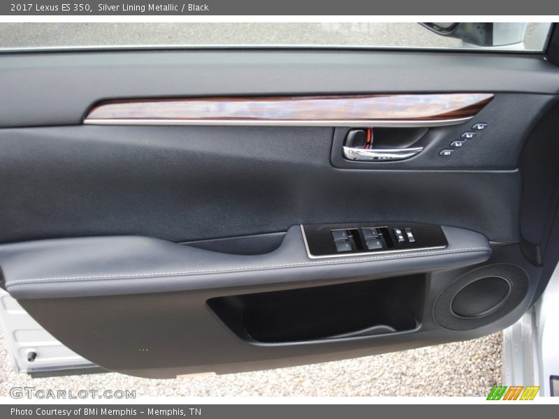 Silver Lining Metallic / Black 2017 Lexus ES 350