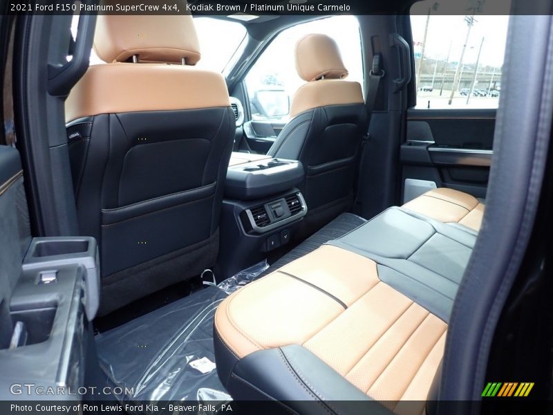 Kodiak Brown / Platinum Unique Carmelo 2021 Ford F150 Platinum SuperCrew 4x4