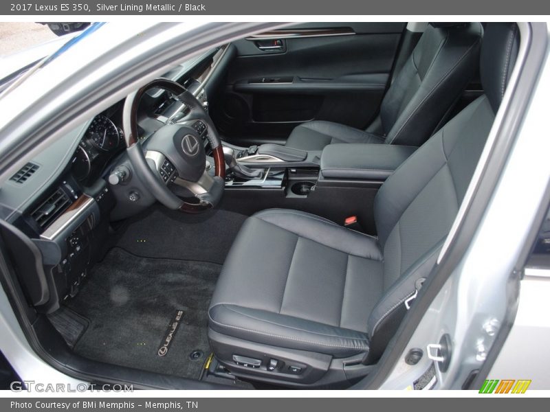 Silver Lining Metallic / Black 2017 Lexus ES 350