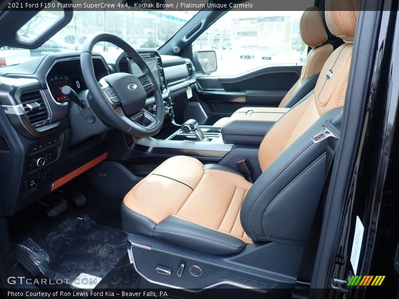 Kodiak Brown / Platinum Unique Carmelo 2021 Ford F150 Platinum SuperCrew 4x4