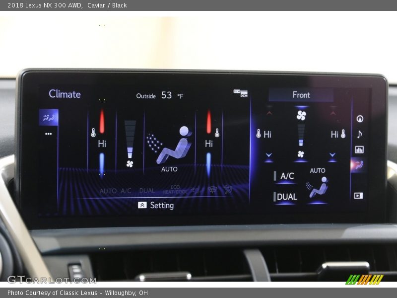 Caviar / Black 2018 Lexus NX 300 AWD