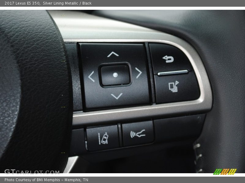 Silver Lining Metallic / Black 2017 Lexus ES 350