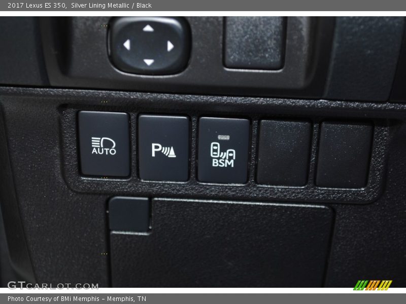 Silver Lining Metallic / Black 2017 Lexus ES 350