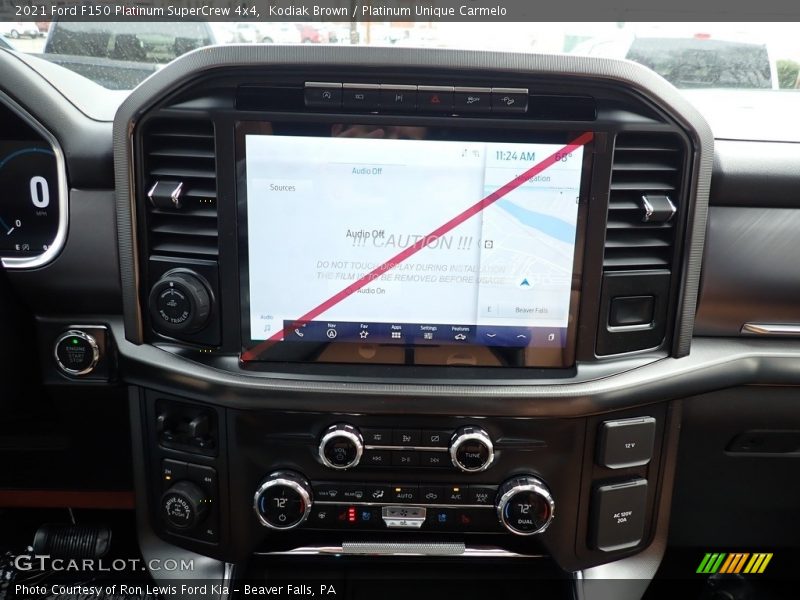 Kodiak Brown / Platinum Unique Carmelo 2021 Ford F150 Platinum SuperCrew 4x4