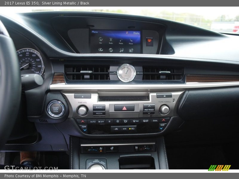 Silver Lining Metallic / Black 2017 Lexus ES 350