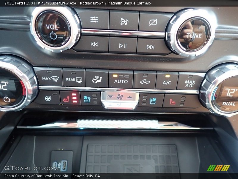 Kodiak Brown / Platinum Unique Carmelo 2021 Ford F150 Platinum SuperCrew 4x4