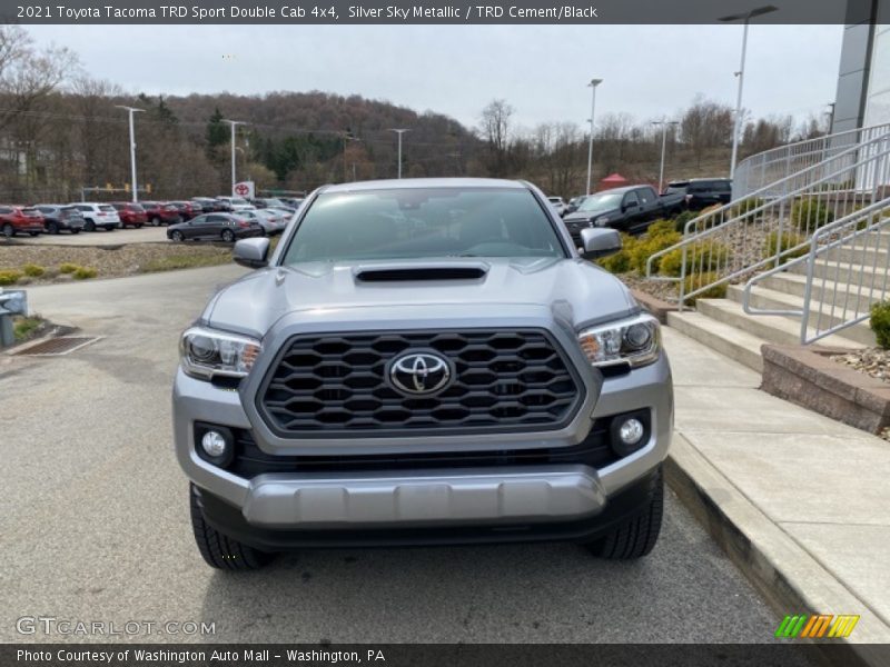 Silver Sky Metallic / TRD Cement/Black 2021 Toyota Tacoma TRD Sport Double Cab 4x4