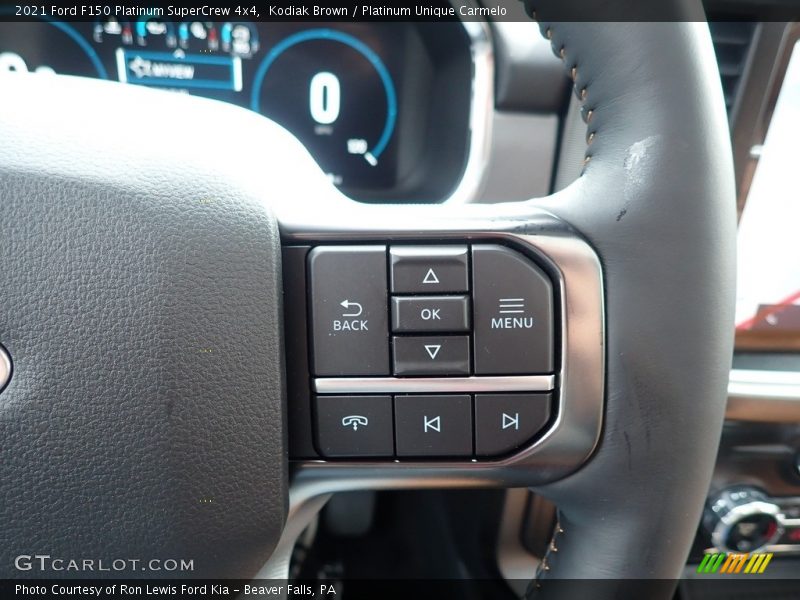 Kodiak Brown / Platinum Unique Carmelo 2021 Ford F150 Platinum SuperCrew 4x4