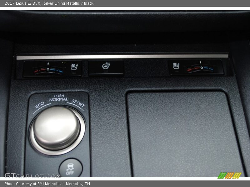 Silver Lining Metallic / Black 2017 Lexus ES 350