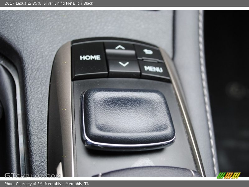Silver Lining Metallic / Black 2017 Lexus ES 350