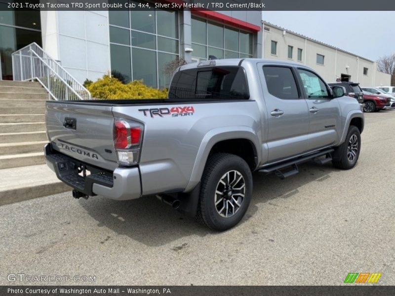 Silver Sky Metallic / TRD Cement/Black 2021 Toyota Tacoma TRD Sport Double Cab 4x4