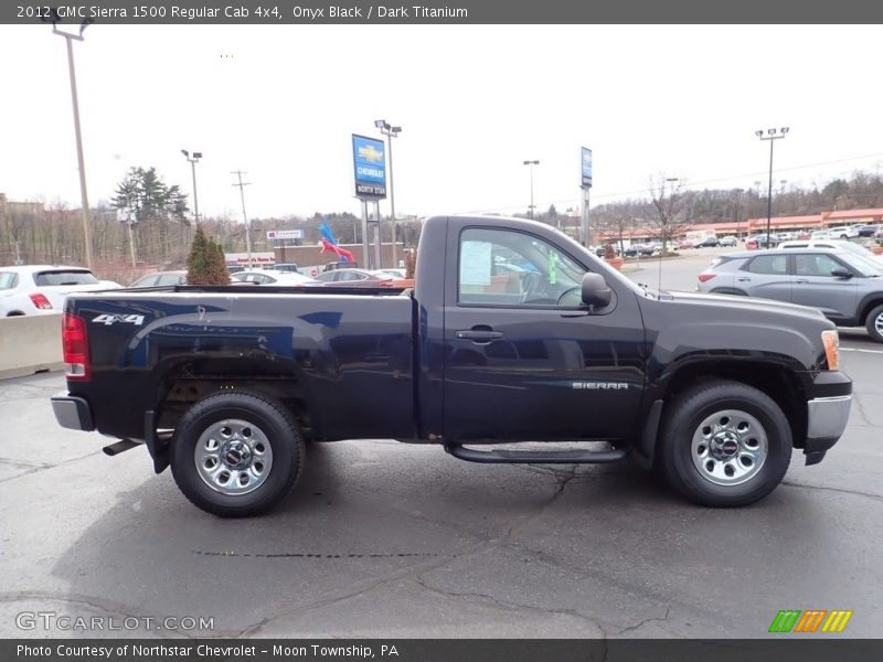 Onyx Black / Dark Titanium 2012 GMC Sierra 1500 Regular Cab 4x4