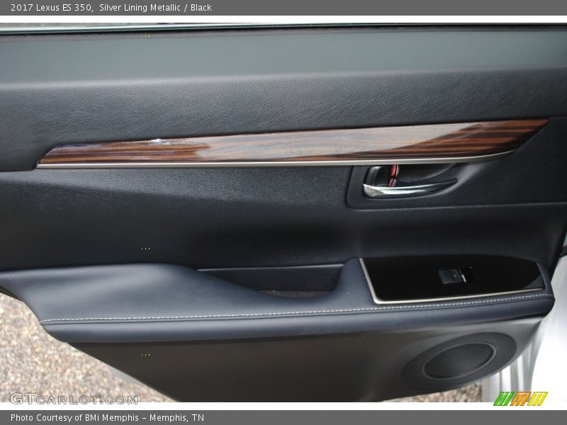 Silver Lining Metallic / Black 2017 Lexus ES 350