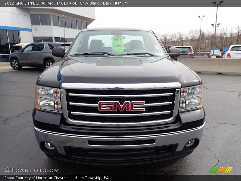 Onyx Black / Dark Titanium 2012 GMC Sierra 1500 Regular Cab 4x4