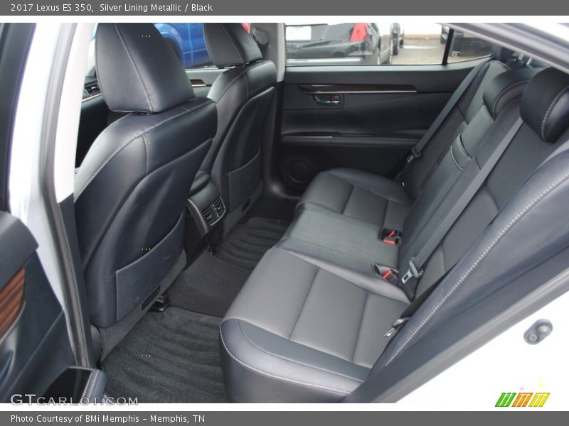 Silver Lining Metallic / Black 2017 Lexus ES 350