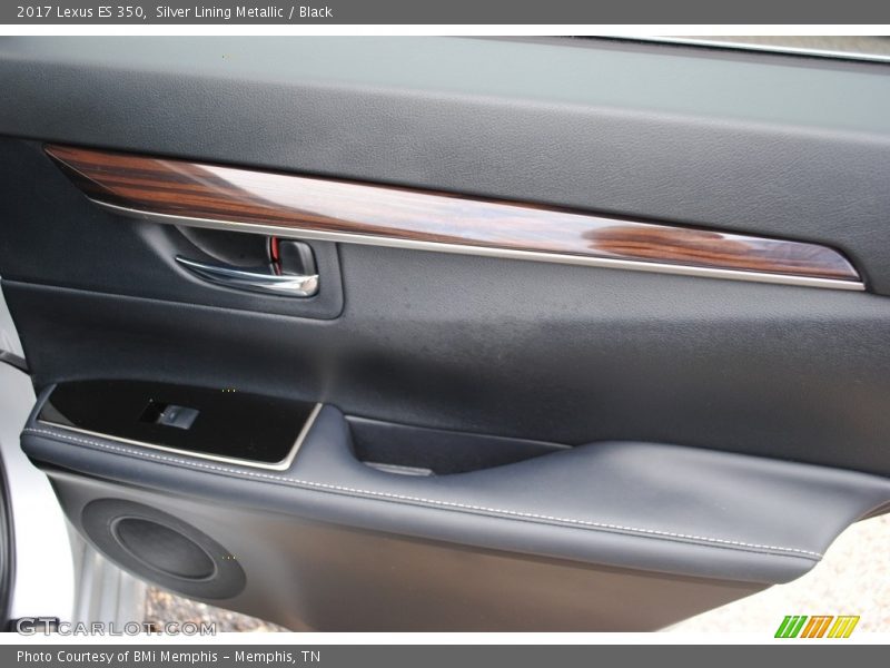 Silver Lining Metallic / Black 2017 Lexus ES 350