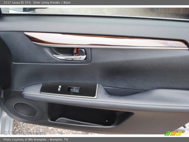 Silver Lining Metallic / Black 2017 Lexus ES 350