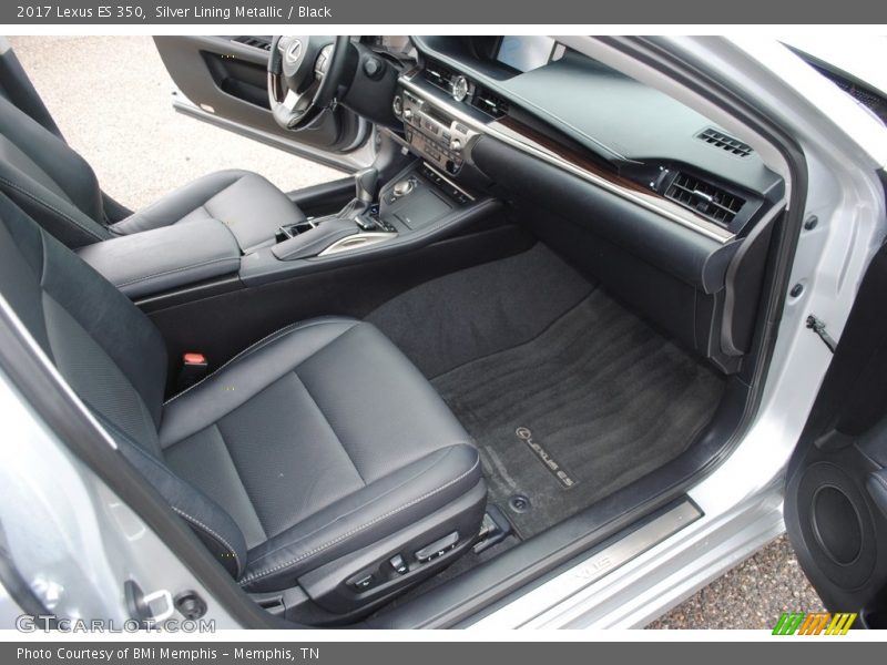 Silver Lining Metallic / Black 2017 Lexus ES 350