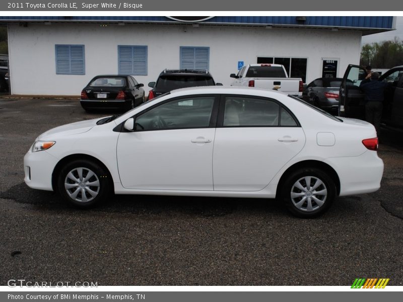 Super White / Bisque 2011 Toyota Corolla LE