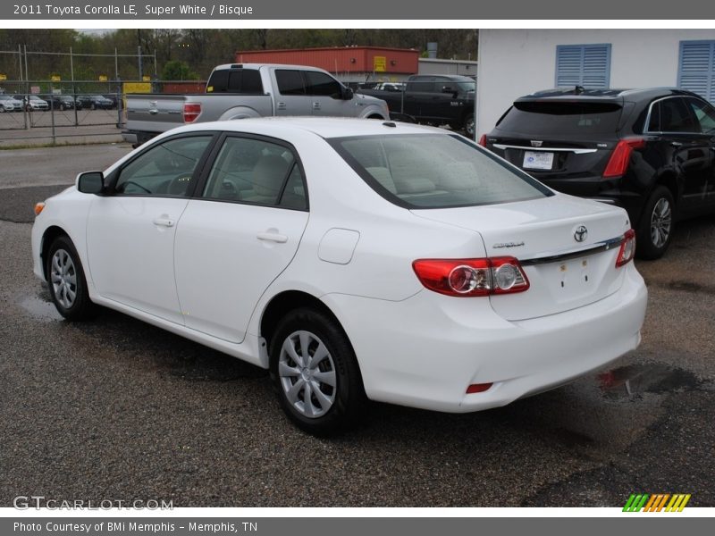 Super White / Bisque 2011 Toyota Corolla LE