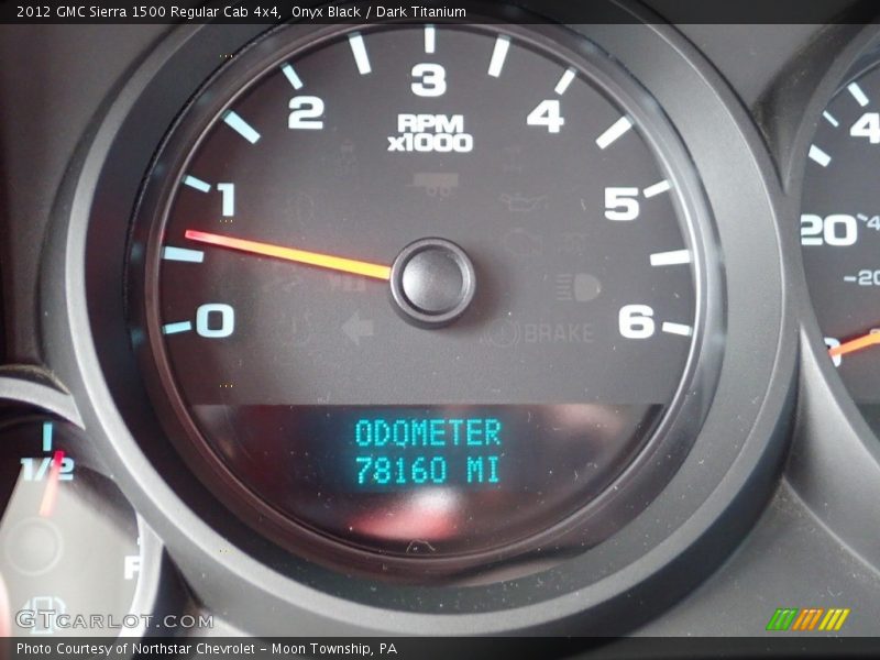 Onyx Black / Dark Titanium 2012 GMC Sierra 1500 Regular Cab 4x4