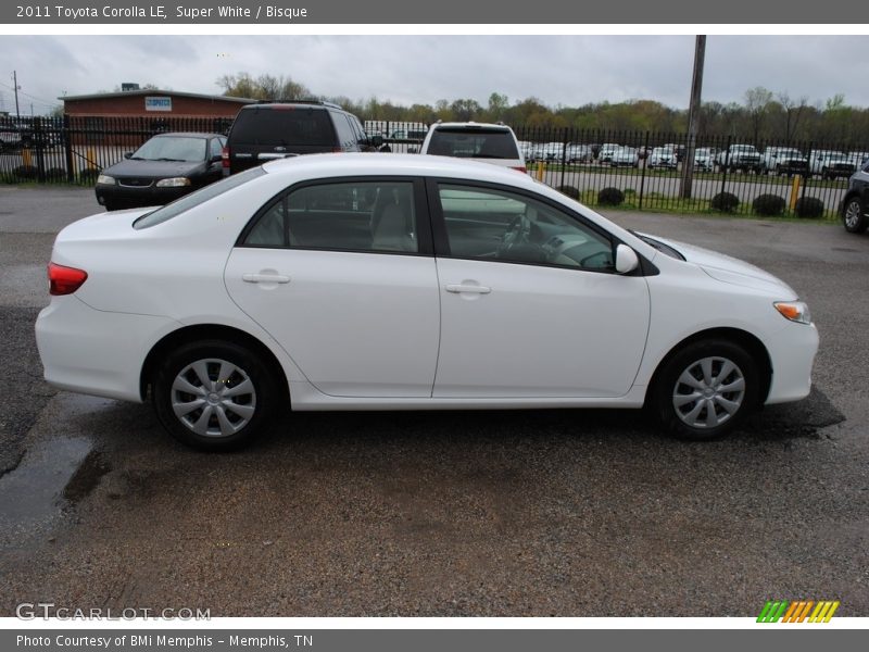 Super White / Bisque 2011 Toyota Corolla LE