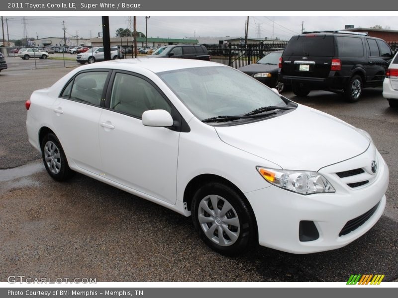 Super White / Bisque 2011 Toyota Corolla LE