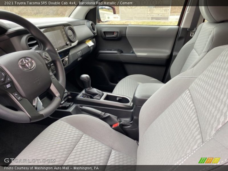 Barcelona Red Metallic / Cement 2021 Toyota Tacoma SR5 Double Cab 4x4