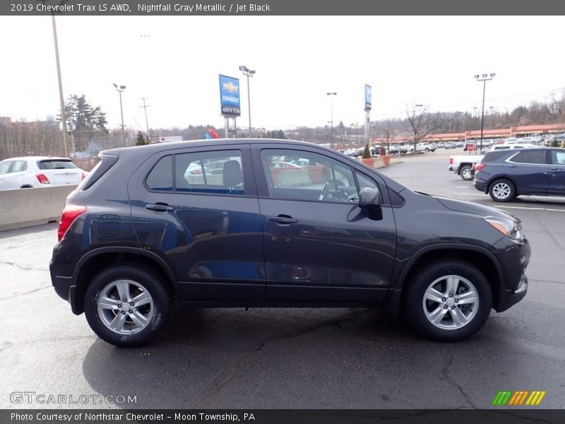 Nightfall Gray Metallic / Jet Black 2019 Chevrolet Trax LS AWD