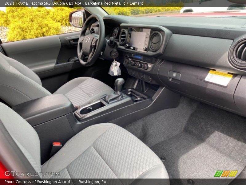Barcelona Red Metallic / Cement 2021 Toyota Tacoma SR5 Double Cab 4x4