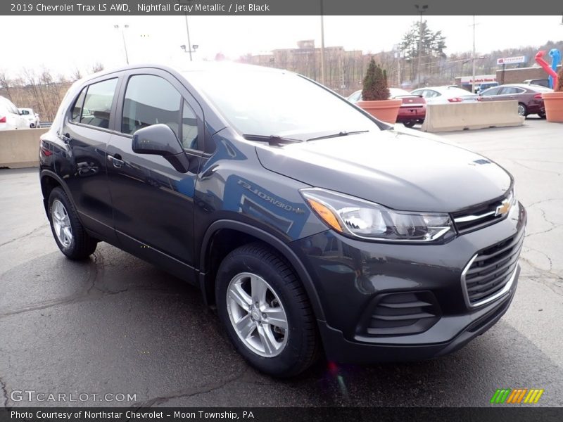 Nightfall Gray Metallic / Jet Black 2019 Chevrolet Trax LS AWD